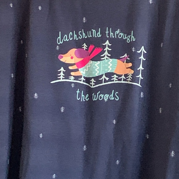 NWT LC Lauren Conrad Fleece Pajama Top - Picture 3 of 6